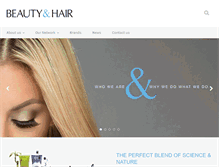 Tablet Screenshot of beautyandhair.com